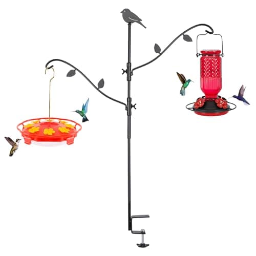 FEED GARDEN Deck Bird Feeder Pole, 42 inch