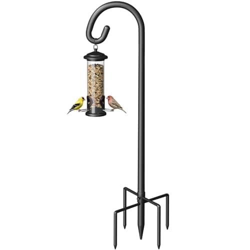 Heavy-Duty 76" Shepherd Hook with 5-Prong Base