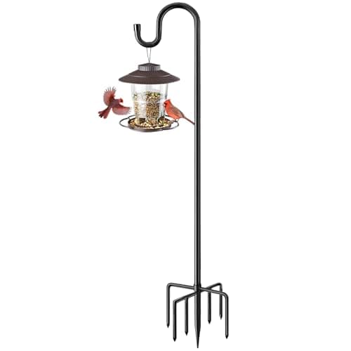 ANIDEER 84" Shepherds Hook, 7-Prong Base