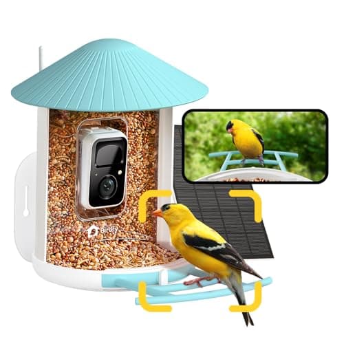 NETVUE Birdfy AI Smart Bird Feeder Camera, Solar